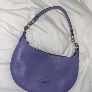 Coach Purple Leather Women's Bag